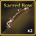 Sacred Bow Item in Sailor Piece Roblox experience.