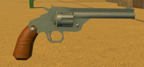 Schofield Weapon in Bridger: Western Roblox Experience.