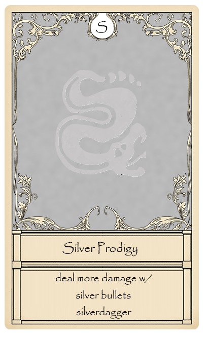 Silver Prodigy Card from Bridger Western Roblox Experience