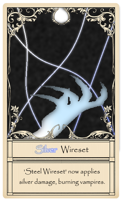Silver Wireset Card from Bridger Western Roblox Experience