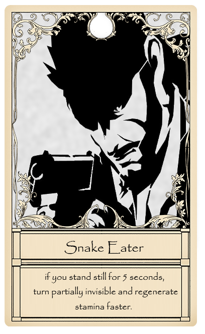 Snake Eater Card from Bridger Western Roblox Experience