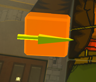 Sand Arrow Item from Bridger: Western Roblox Experience