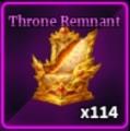 Throne Remnant Item in Sailor Piece Roblox experience.