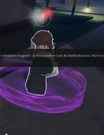 True Aizen Sword Seller NPC from Sailor Piece Roblox Experience