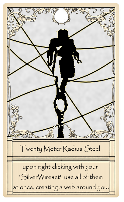 Twenty Meter Radius Steel Card from Bridger Western Roblox Experience
