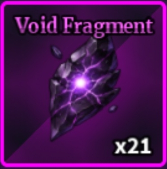 Void Fragment Item in Sailor Piece Roblox experience.