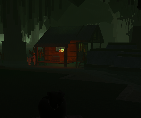 Witches Hut in Swamp from Bridger Western Roblox Experience