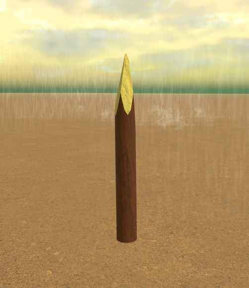Wooden Stake Item from Bridger: Western Roblox Experience