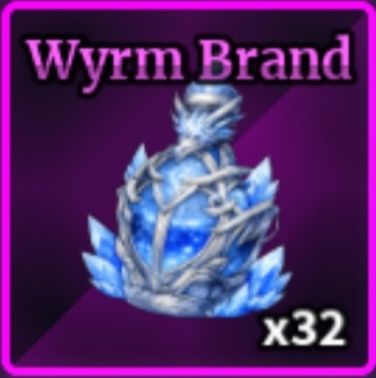 Wyrm Brand Item in Sailor Piece Roblox experience.