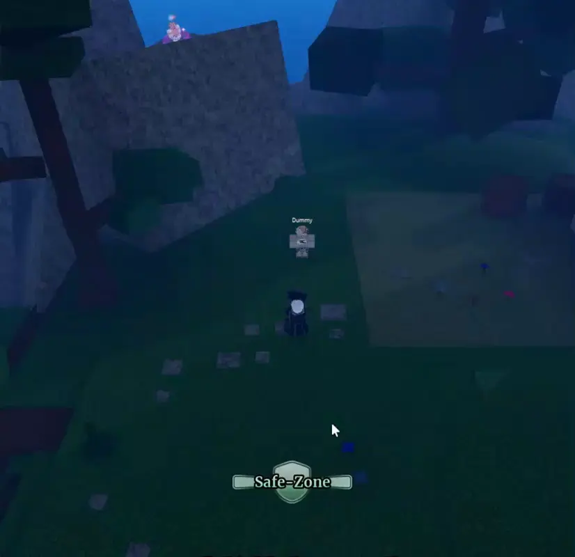 Player performing Yamato Sword Z move in Sailor Piece Roblox experience