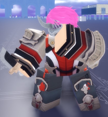 Player wearing one of the bankai outfits in Paradox roblox experience