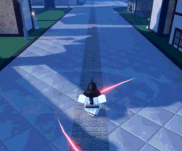 Player performing the  Cero Hellow Skill for arrancar in Paradox roblox experience