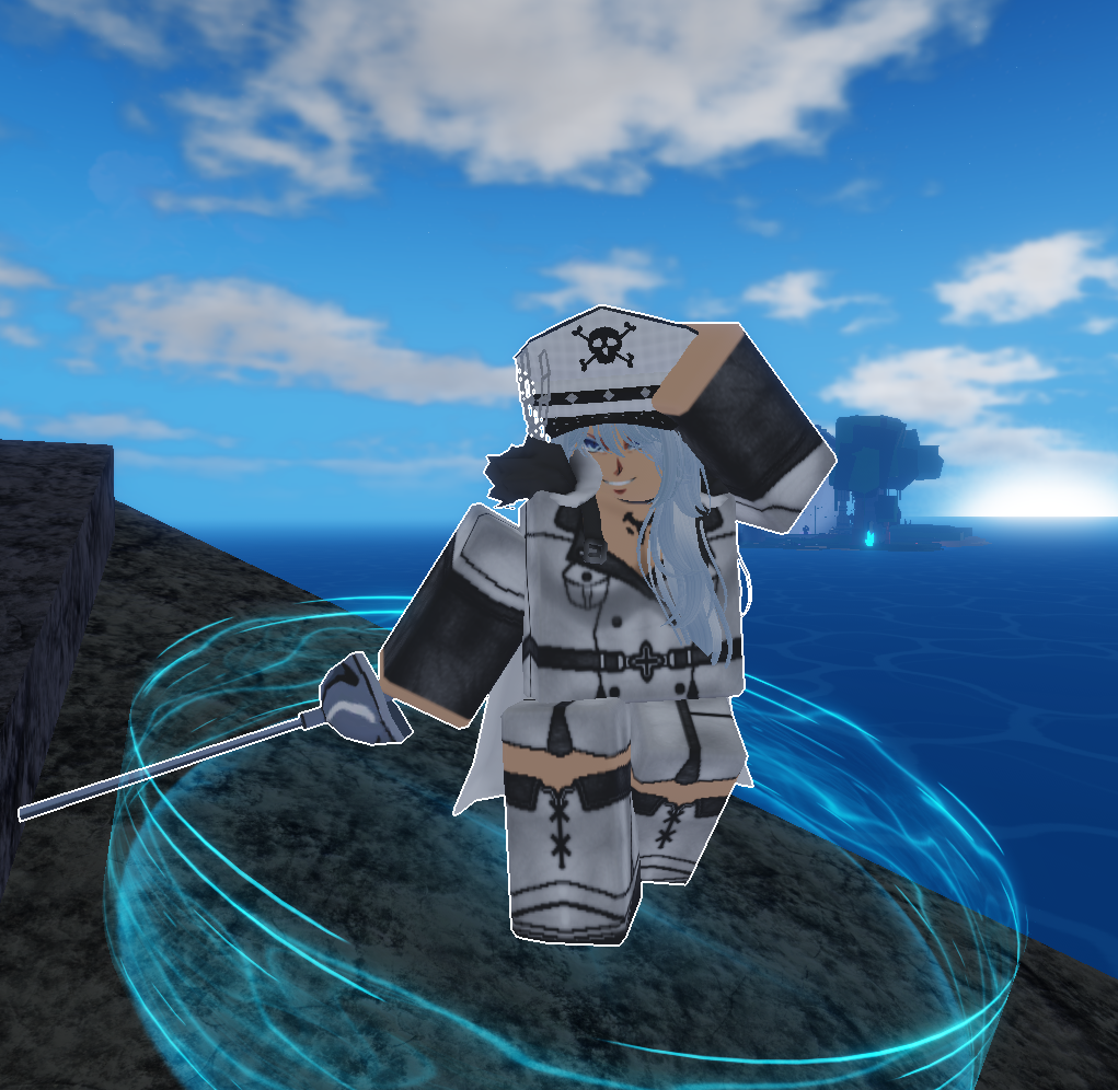 Ice Queen NPC in Sailor Piece that crafts the Ice Queen Sword on Boss Island