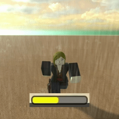 player performing the Heal skill with Gold Experience stand in Bridger: western