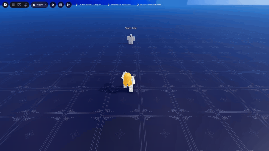 player performing Dragon Kick skill in Paradox roblox experience