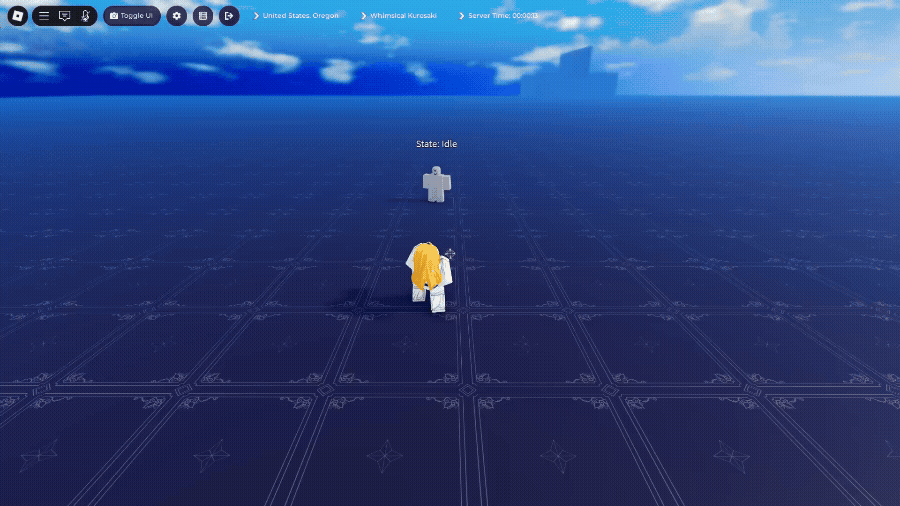 player performing Full Boost skill in Paradox roblox experience
