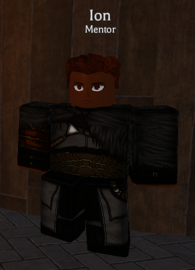 Ion hunting mentor npc in elementalism roblox experience