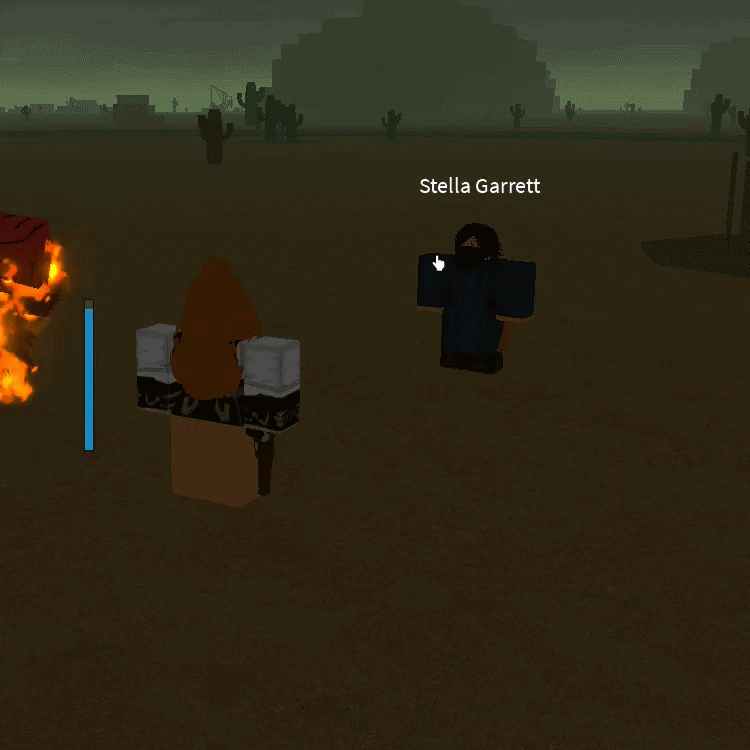 Magicians Red Red Bind in bridger Western on Roblox.