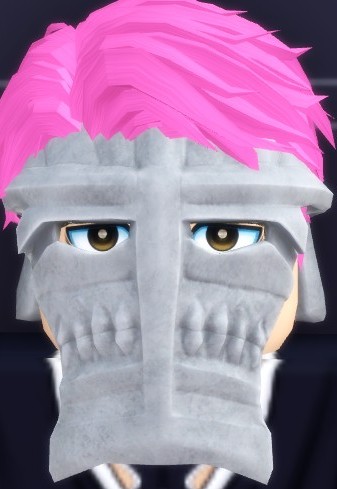 player wearing Shinji's Mask in Paradox roblox experience