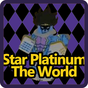 Star Platinum The World Stand from Bridger: Western Roblox Experience