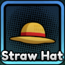 Straw Hat craftable cosmetic in anime apocalypse roblox experience