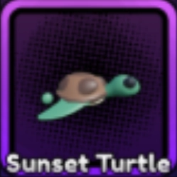 Sunset Turtle Pet in Anime Apocalypse Roblox Experience