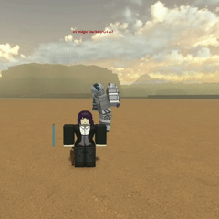The Silver Chariot Armor Removal Ability in Bridger: Western Roblox Experience.