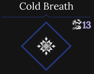 Cold Breath Frost Skill from Abolvement Roblox Experience