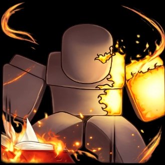 The Fire Mareleona Grimoire in Clover Origins Roblox Experience.