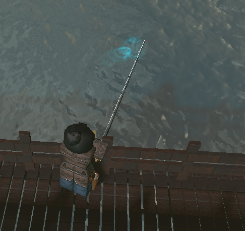 Fishing Minigame from Bridger: Western Roblox Experience