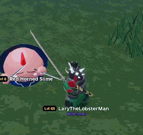 Flashbang Slice Katana Mastery Move from Slime Seas Roblox Experience