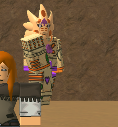 Golden Experience Requiem Stand from Bridger: Western Roblox Experience