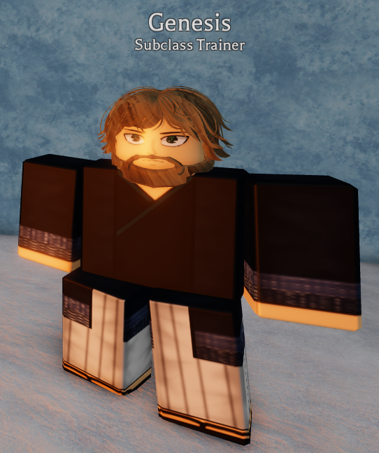 Healing Subclass Trainer Genesis from Elementalism Roblox Experience