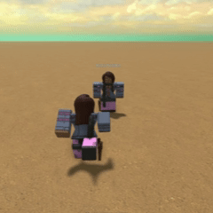 The World Knife Toss Ability in Bridger: Western Roblox Experience.