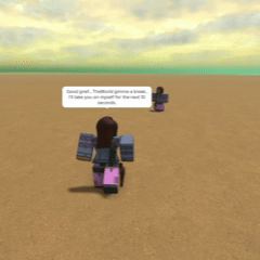 The World Long Timestop Ability in Bridger: Western Roblox Experience.