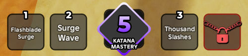 Mastery Progression Hot Bar from Slime Seas Roblox Experience