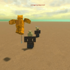 The World AU Short Timestop Ability in Bridger: Western Roblox Experience.