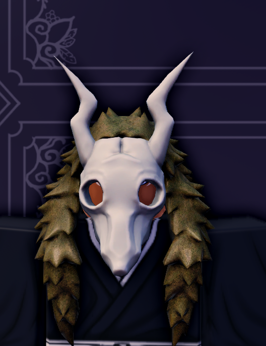 Skull Cloak Back Accessory from Paradox Roblox Experience