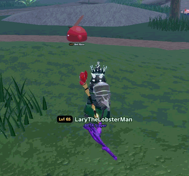 Spinning Strike Scythe Mastery Ability from Slime Seas Roblox Experience