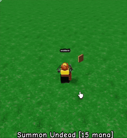 Summon Undead Undead Corpse Grimoire Ability from Black Grimoire Roblox Experience