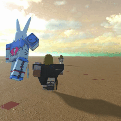 D4C Tracking Chop Ability in Bridger: Western Roblox Experience.