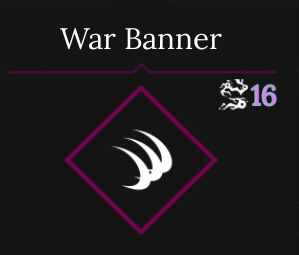 War Banner Physical Skill from Absolvement Roblox Experience