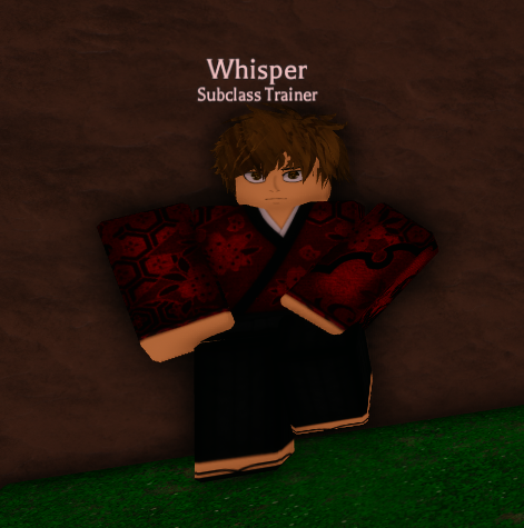 Lightning Subclass Trainer Whisper from Elementalism Roblox Experience