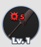 Wooden Greatsword Weapon from Slime Seas Roblox Experience