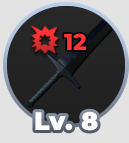 Worn Adventures Greatsword Weapon from Slime Seas Roblox Experience
