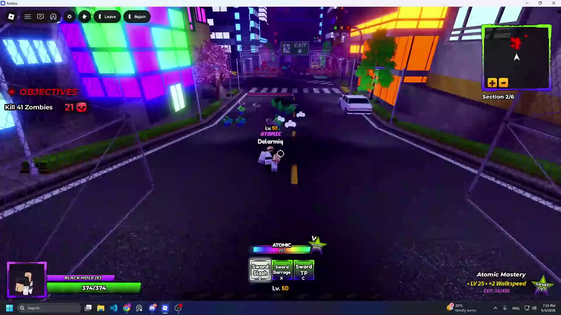player performing G skill for Atomic ability in anime apocalypse