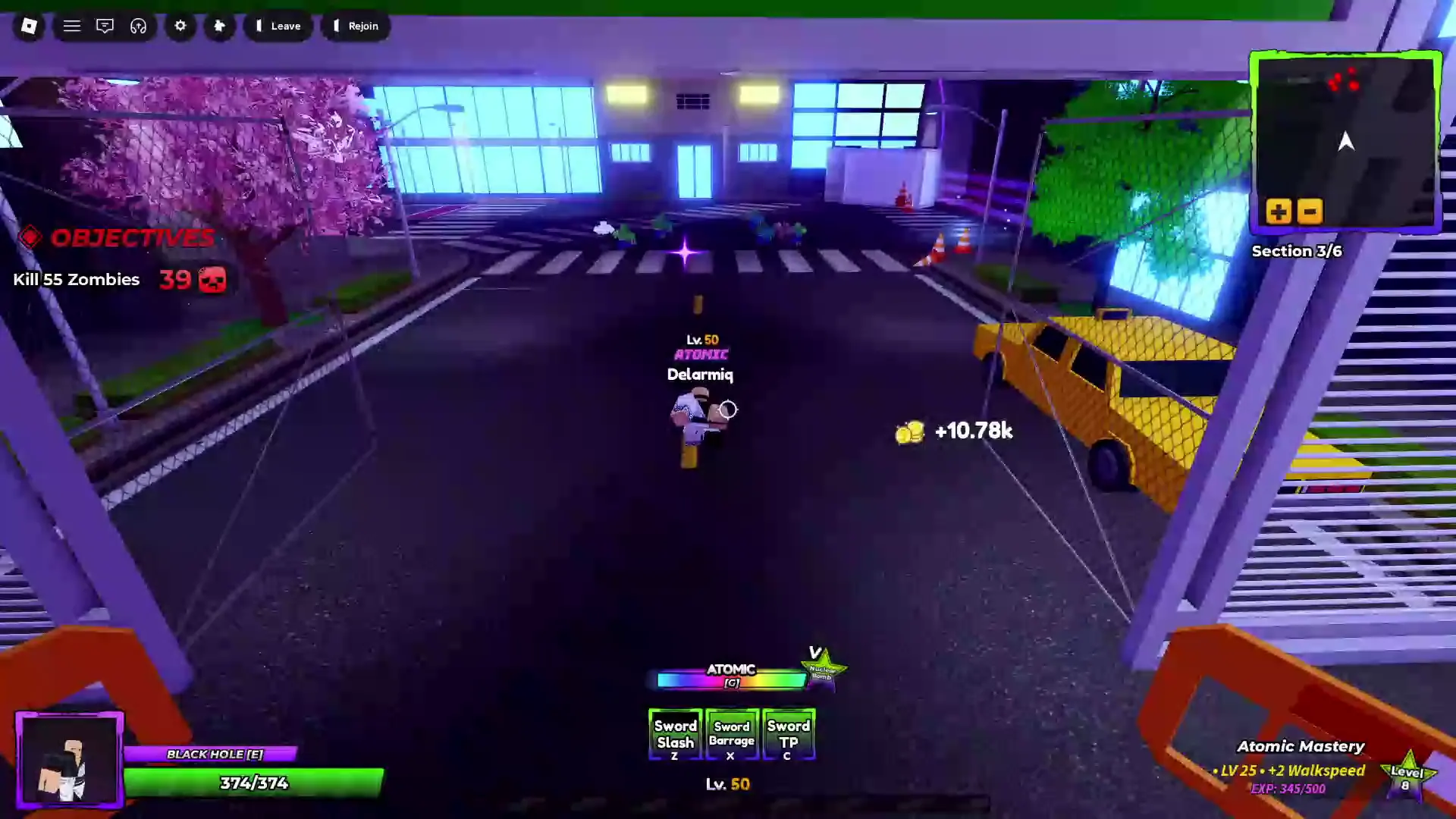 player performing X skill for Atomic ability in anime apocalypse