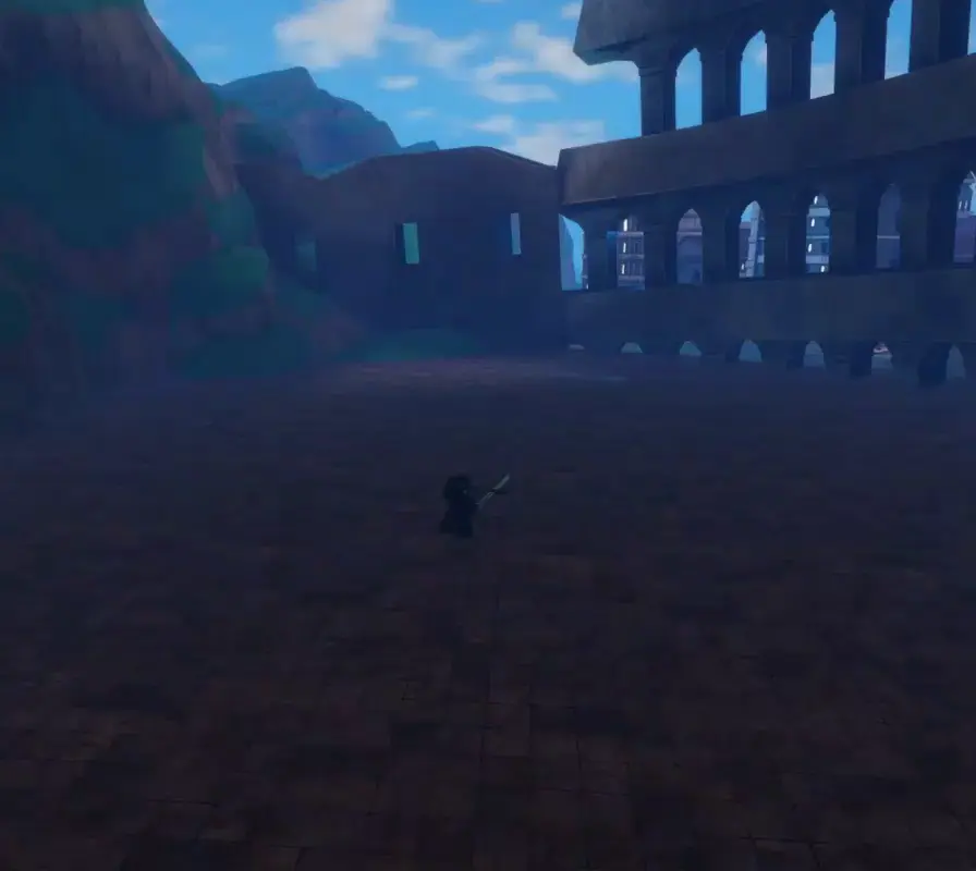 Player performing Duale Wielder's Z skill in sailor piece