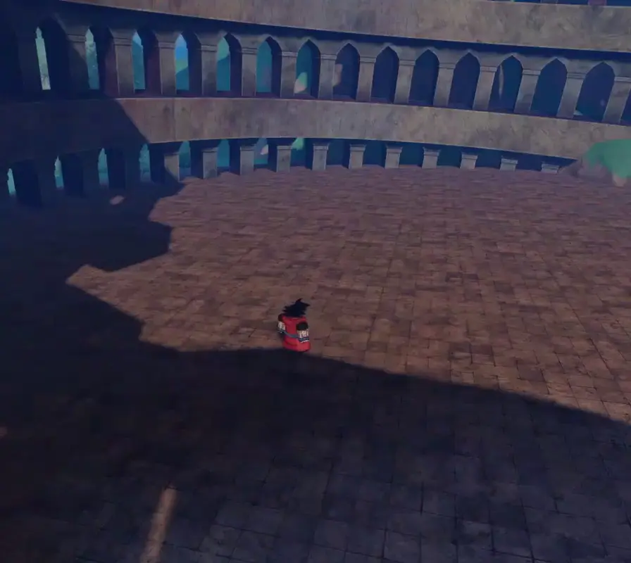 Player performing Spirit Warrior c skill in sailor piece