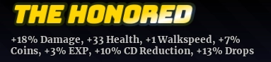 The Honored  title in Anime Apocalypse roblox experience